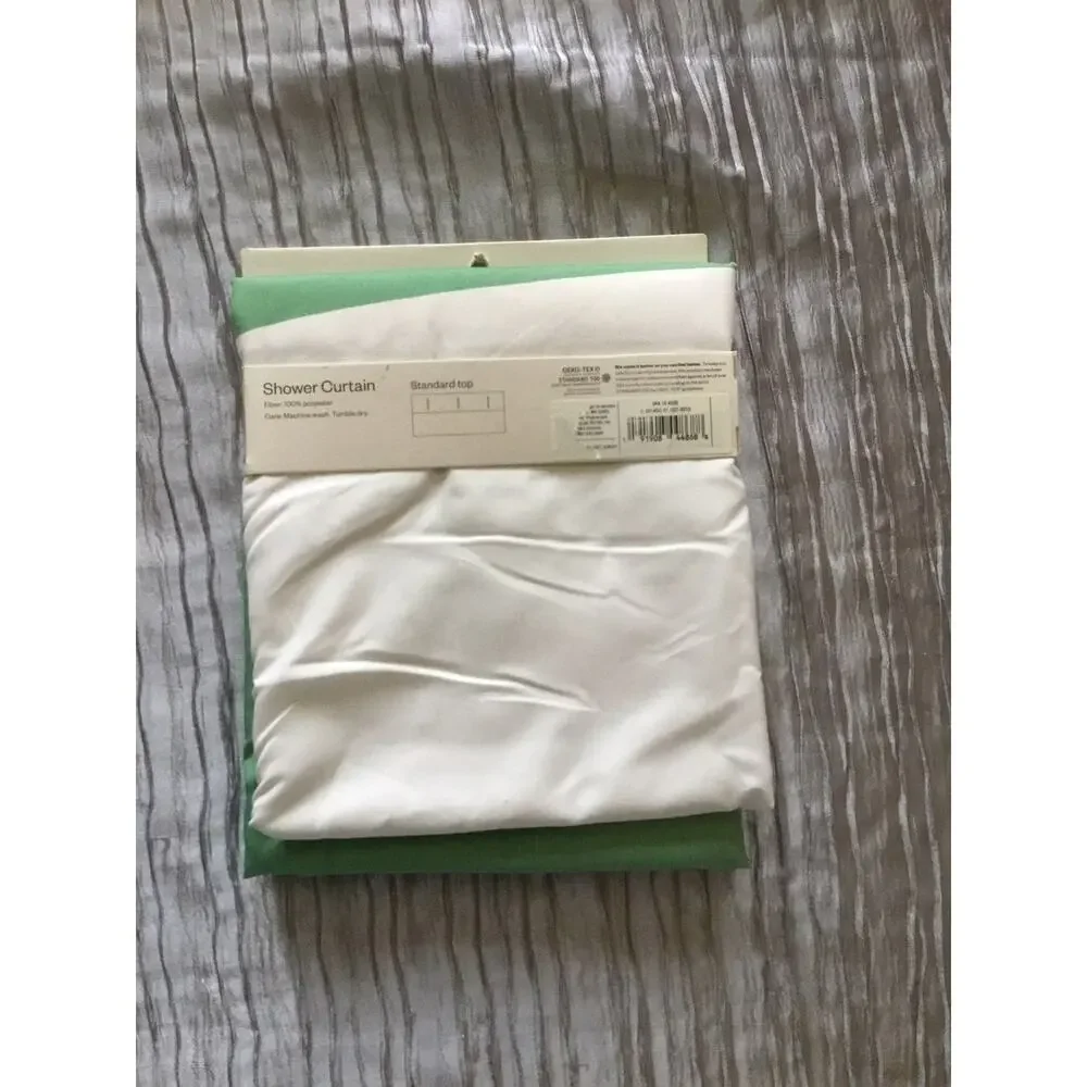 New microfiber shower curtain